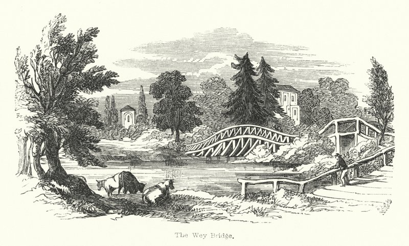 The Wey Bridge by English School