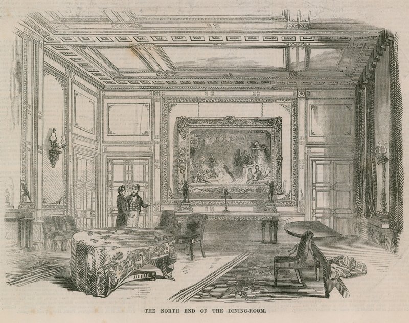 The Whitehall Home of Sir Robert Peel by English School