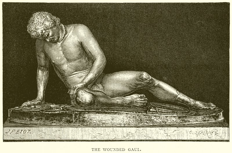 The Wounded Gaul by English School