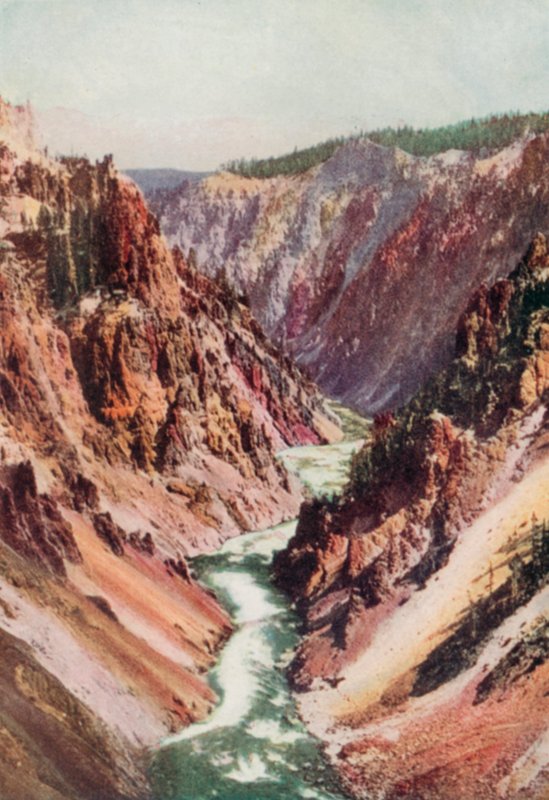 The Yellowstone River by English School