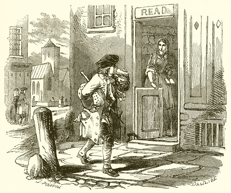 The Young Benjamin Franklin by English School