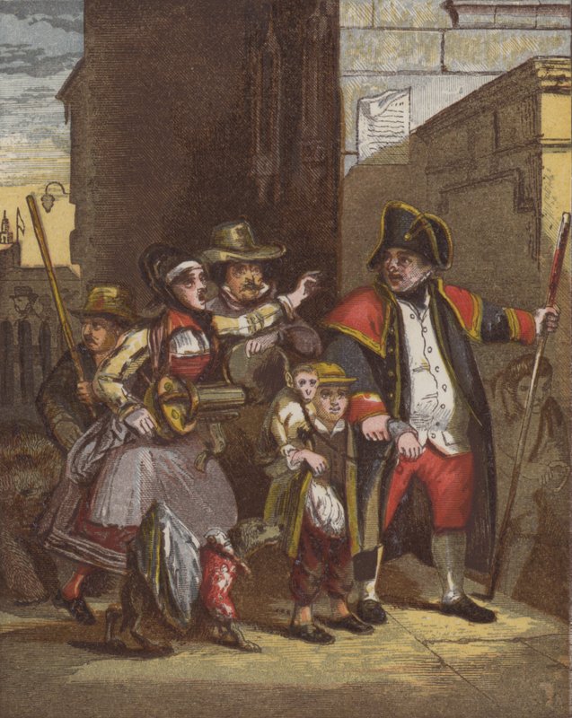 The beadle of the parish by English School