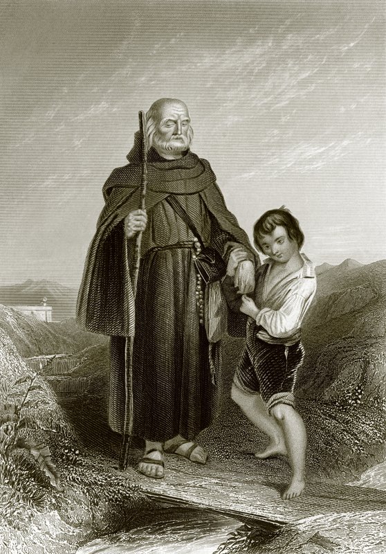 The Blind Hermit by English School