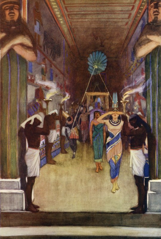 The burial of Pharaoh by English School