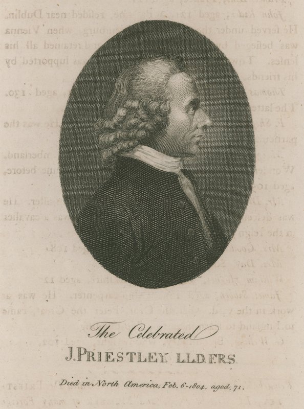 The Celebrated Joseph Priestley by English School