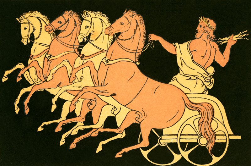 The Chariot of Zeus by English School