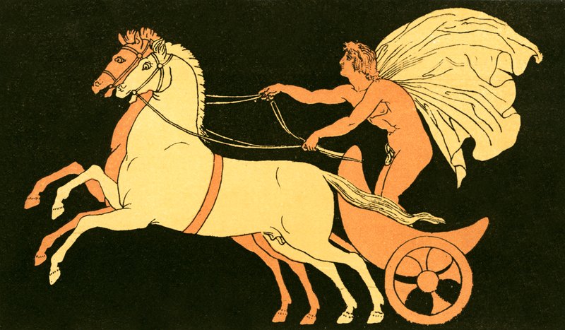 The Chariot Race by English School
