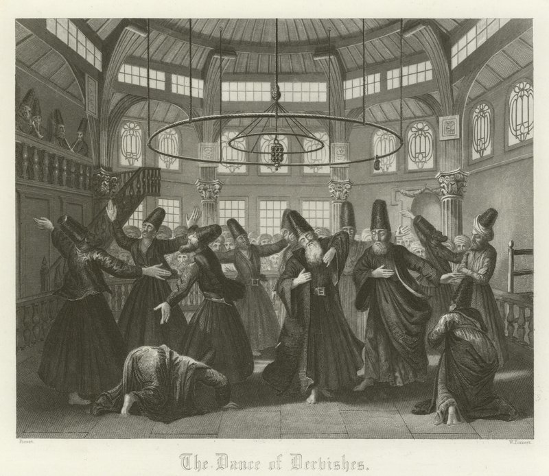 The Dance of Dervishes by English School