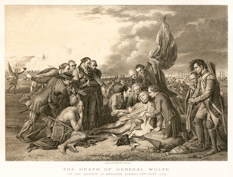 The Death of General Wolfe by English School