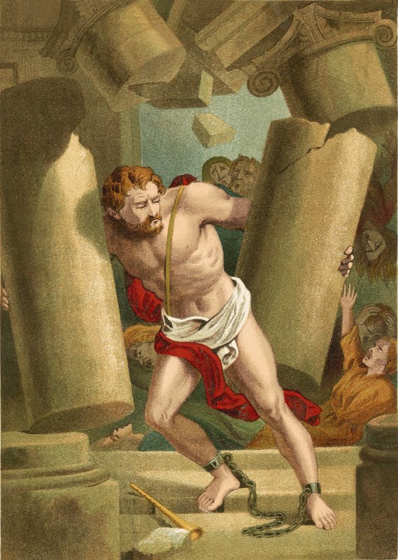 The Death of Samson by English School