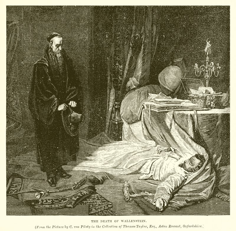 The Death of Wallenstein by English School