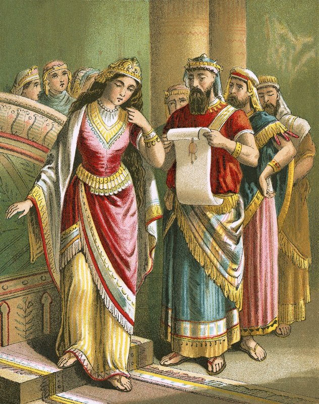 The Disgrace of Vashti by English School
