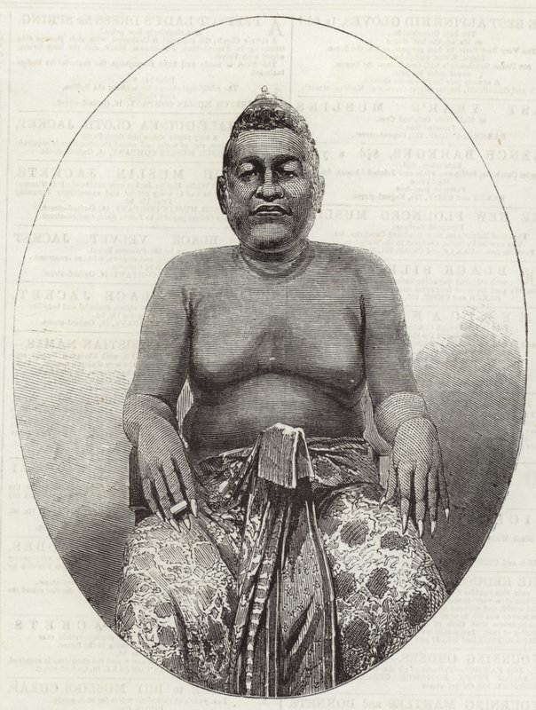 The first King of Siam by English School