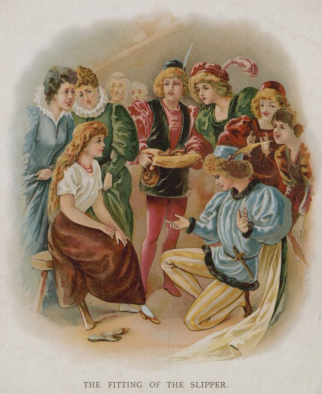 The Fitting of the Slipper by English School