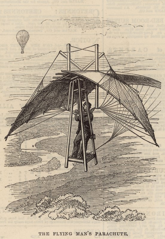 The flying man