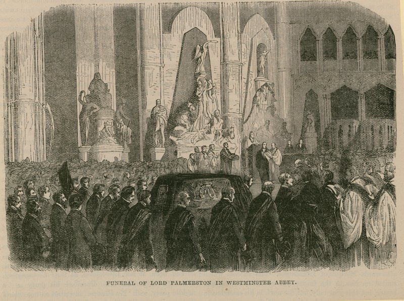 The Funeral of Lord Palmerston by English School