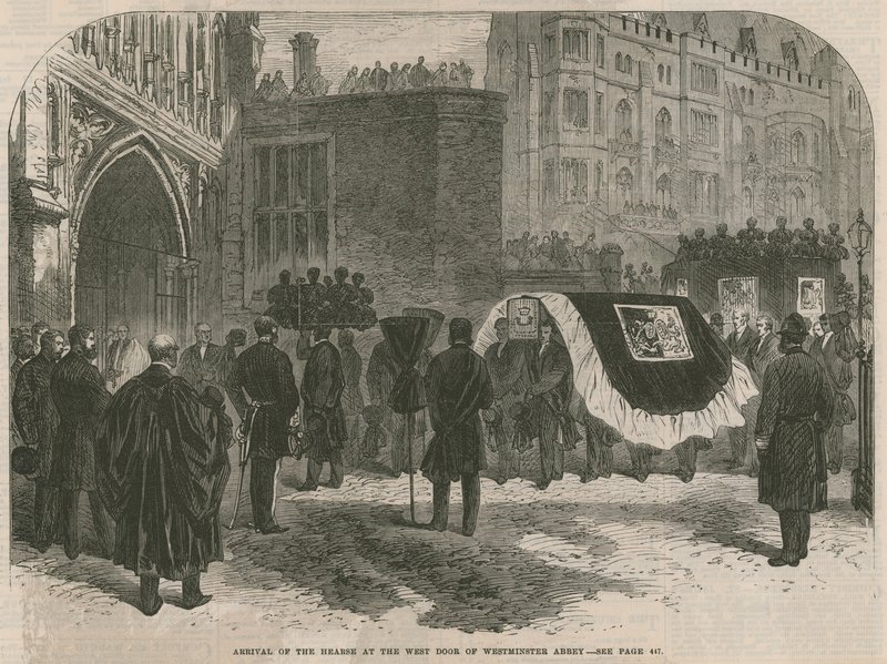 The Funeral of Lord Palmerston by English School