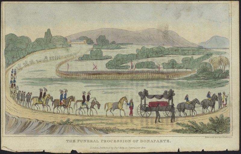 The Funeral Procession of Napoleon Bonaparte by English School