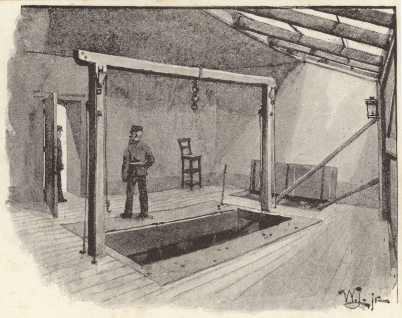 The Gallows at Newgate Prison by English School