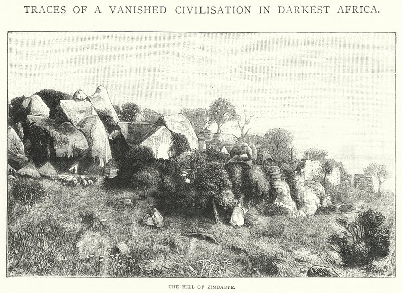 The hill of Zimbabye by English School