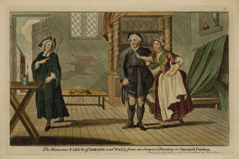 The Humorous Farce of Jobson and Nell by English School