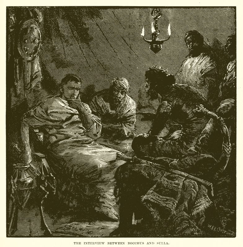 The interview between Bocchus and Sulla by English School