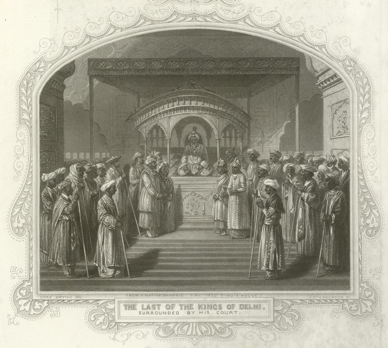 The last of the Kings of Delhi by English School