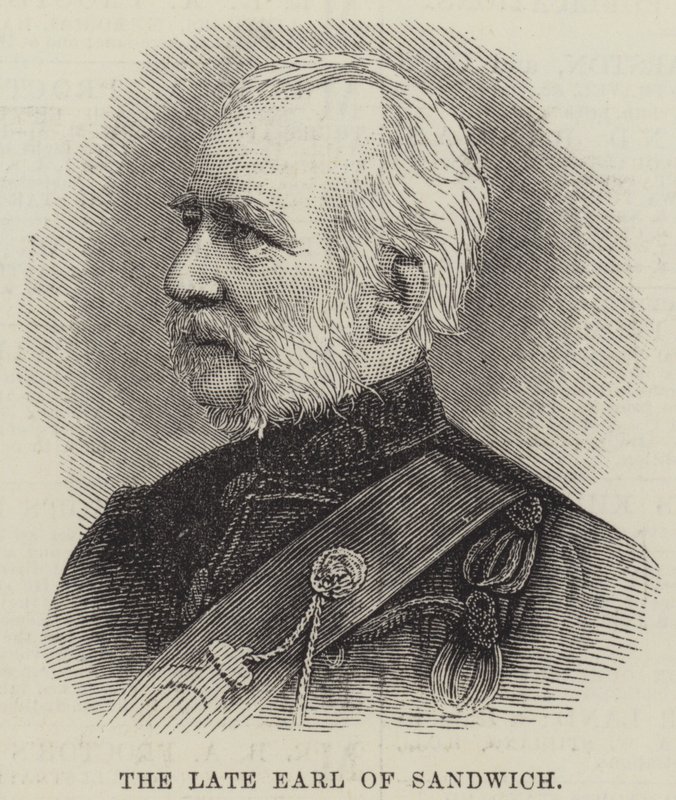 The late Earl of Sandwich by English School