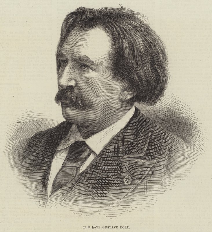The Late Gustave Doré (engraving) by English School