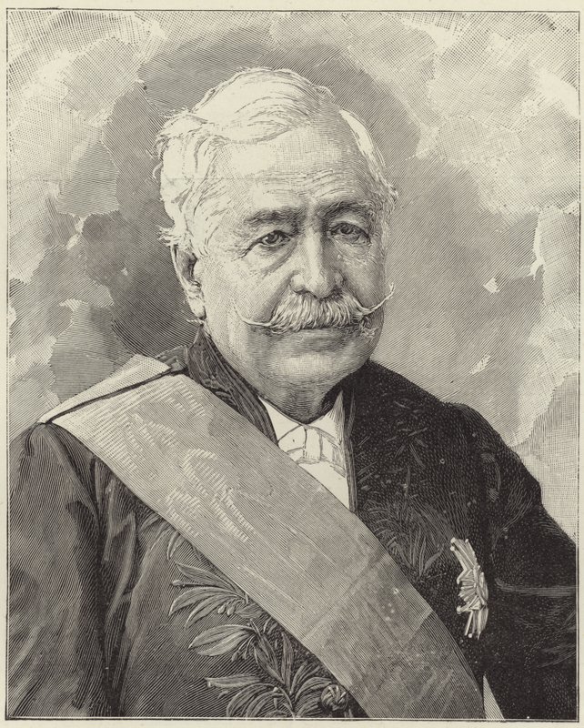 The Late M. Ferdinand de Lesseps by English School