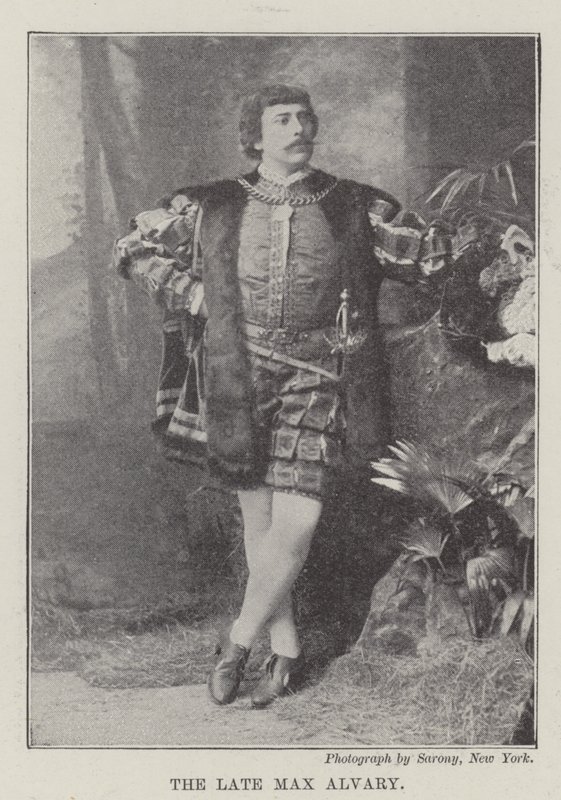 The late Max Alvary by English School