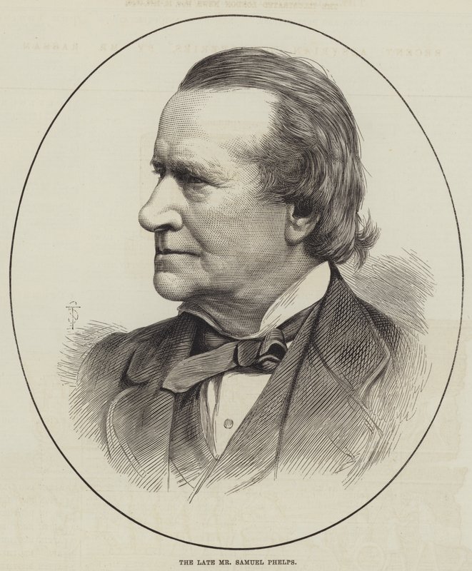 The late Mr Samuel Phelps by English School