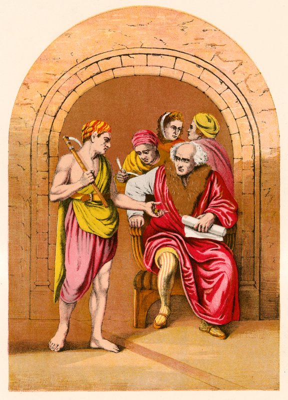 The lord of the Vineyard by English School