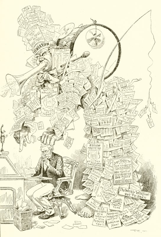 The modern editor and his master by English School