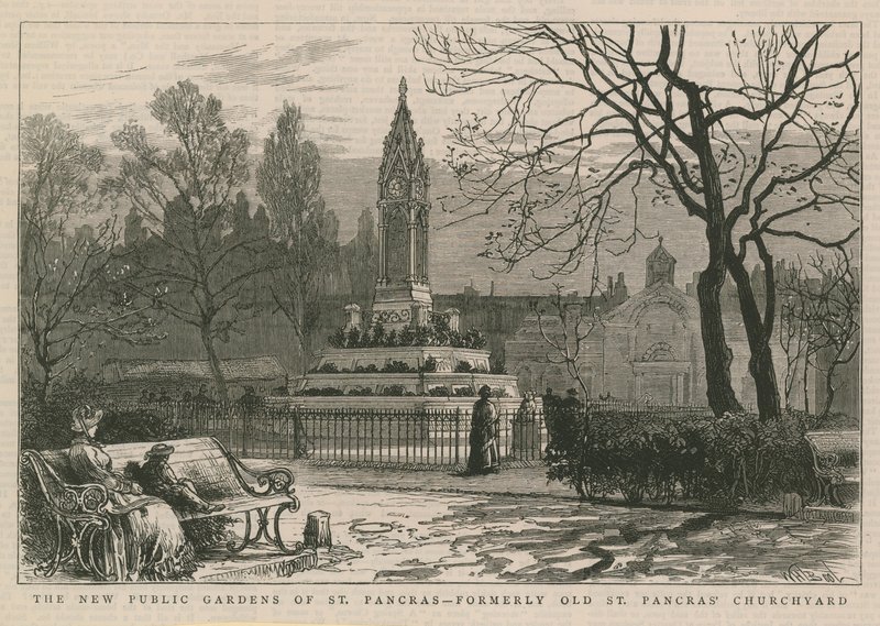 The New Public Gardens of St Pancras by English School
