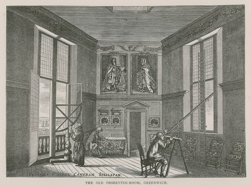 The old observing room, Greenwich by English School