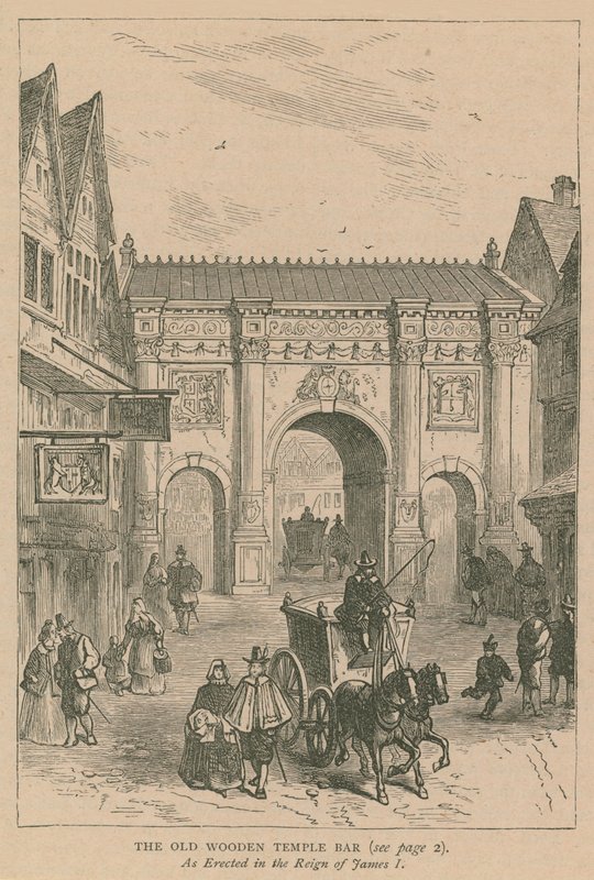 The Old Wooden Temple Bar by English School
