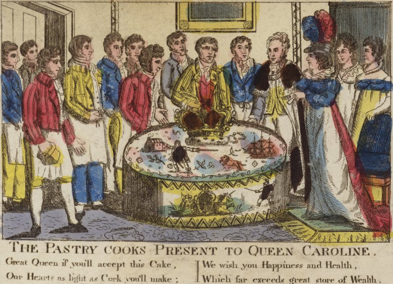 The Pastry Cooks Present to Queen Caroline by English School