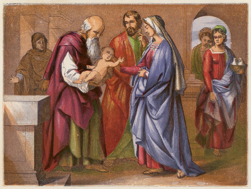 The Presentation in the Temple by English School