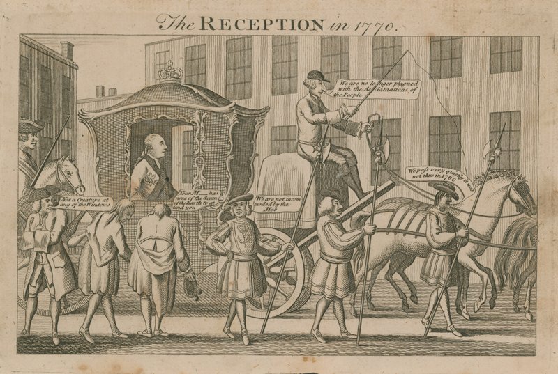 The Reception in 1770 by English School