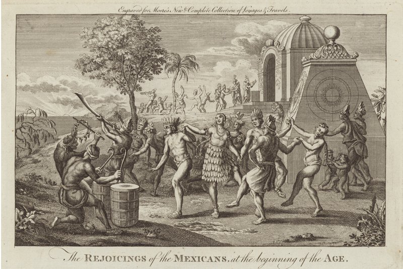 The Rejoicing of Mexicans by English School