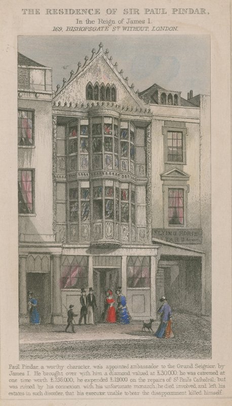 The Residence of Sir Paul Pindar by English School