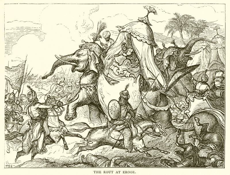 The rout at Eroor by English School