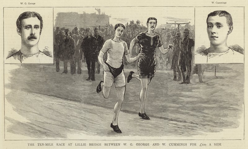 The Ten-Mile Race at Lillie Bridge by English School