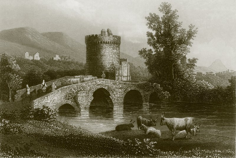 The Tomb of Plautius Lucanus by English School