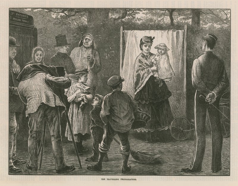 The Travelling Photographer by English School