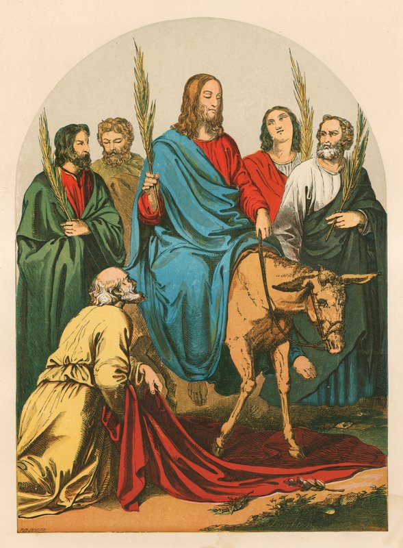 The Triumphal Entry by English School