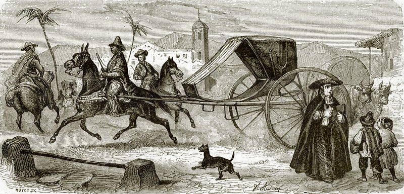 The Volante (Hired Carriage) of the Havana by English School