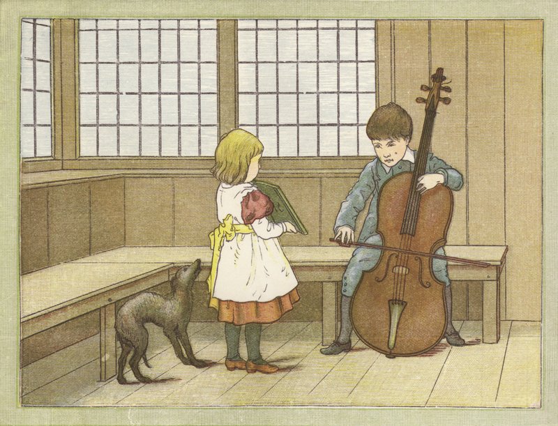 The Young Musician by English School
