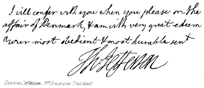 Thomas Jefferson, 3rd American President by English School
